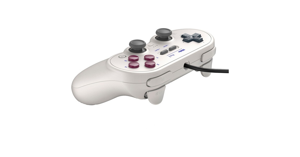 8BitDo Pro 2 Wired G Classic, Gamepad(grau)