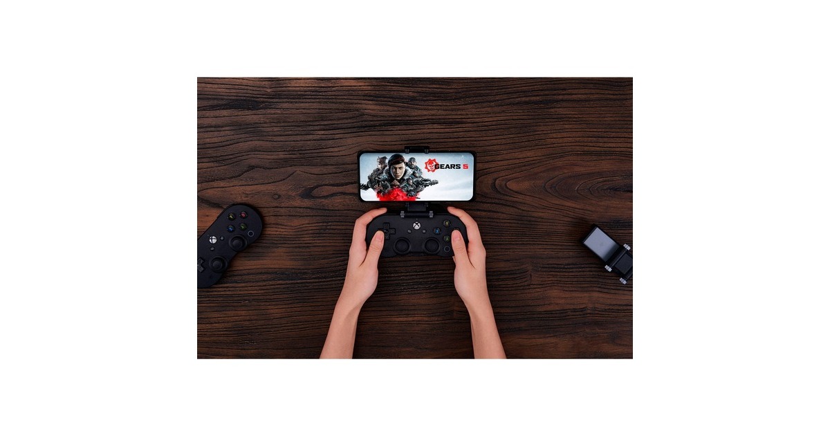 8BitDo SN30 Pro for Android + Clip, Gamepad(schwarz, Xbox Cloud Gaming)