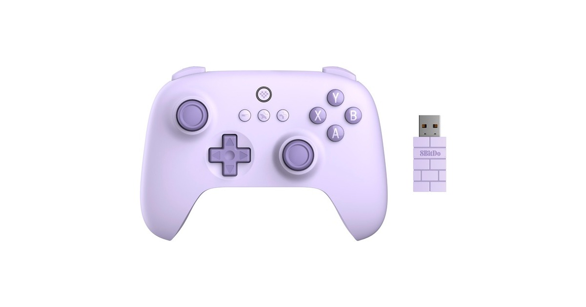 8BitDo Ultimate C 2.4G, Gamepad(hellviolett)