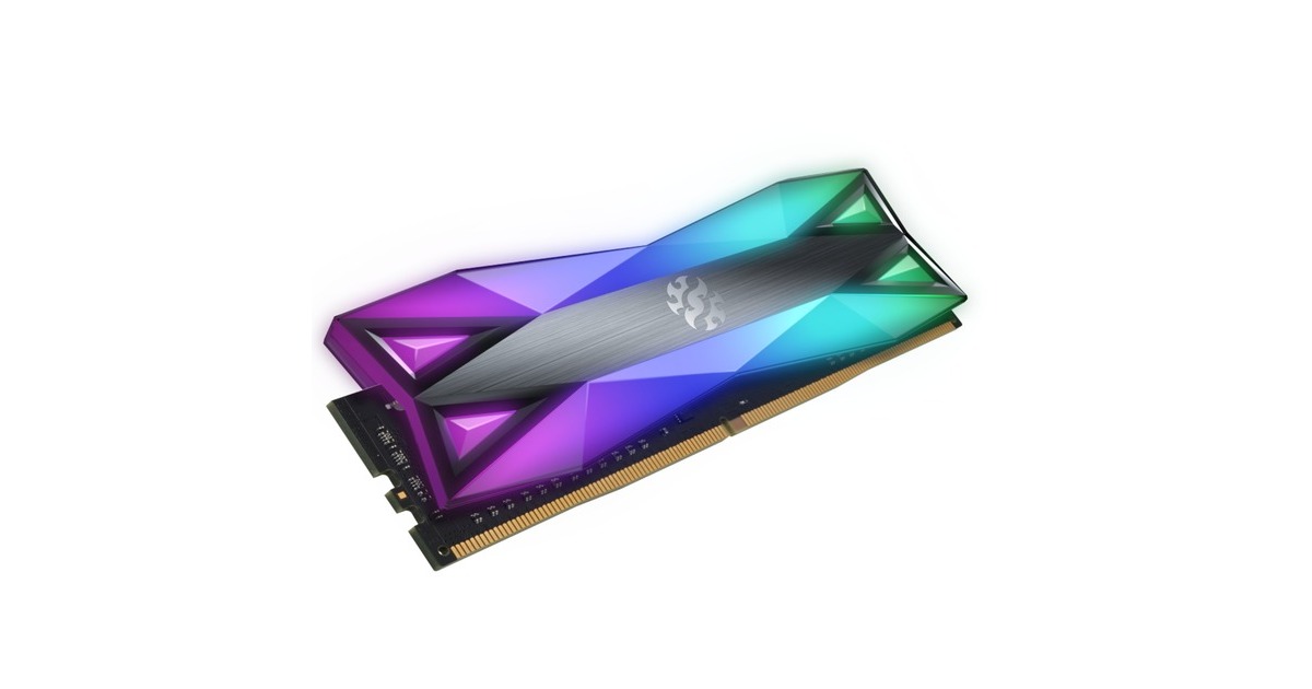 ADATA DIMM 16 GB DDR4-3200, Arbeitsspeicher(grau, AX4U320016G16A-ST60, XPG SPECTRIX D60G, INTEL XMP)