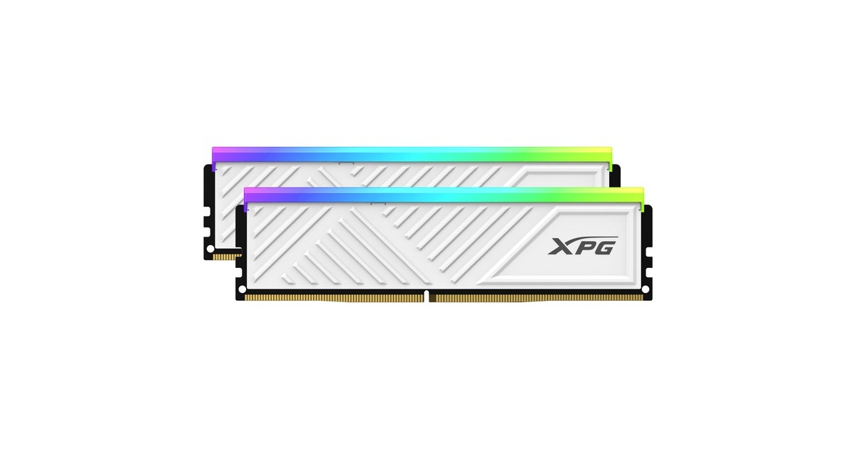 ADATA DIMM 16 GB DDR4-3600 (2x 8 GB) Dual-Kit , Arbeitsspeicher(weiß, AX4U36008G18I-DTWHD35G, XPG Spectrix D35G, INTEL XMP)