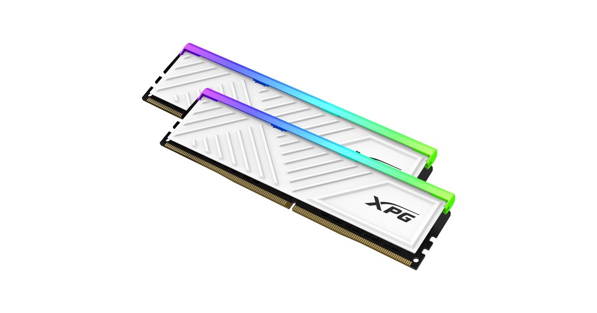 ADATA DIMM 16 GB DDR4-3600 (2x 8 GB) Dual-Kit , Arbeitsspeicher(weiß, AX4U36008G18I-DTWHD35G, XPG Spectrix D35G, INTEL XMP)