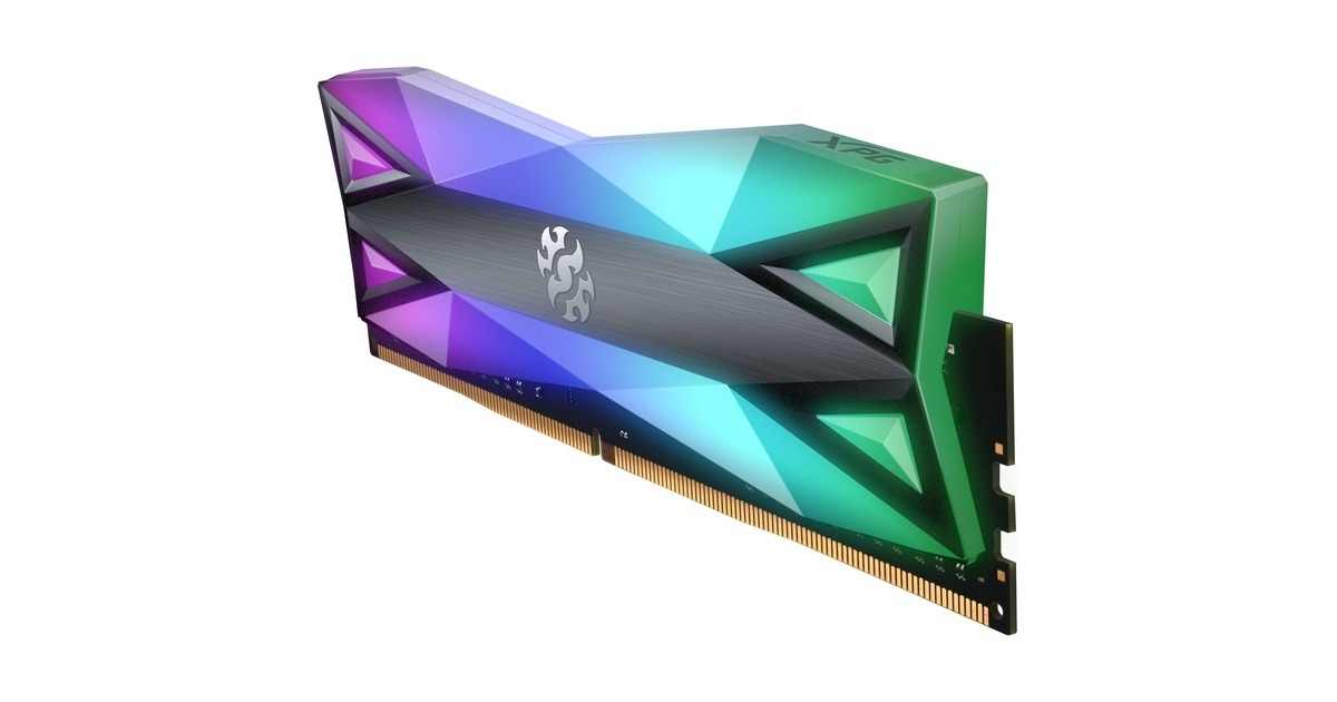 ADATA DIMM 16 GB DDR4-3600, Arbeitsspeicher(schwarz, AX4U360016G18I-ST60, XPG SPECTRIX D60, INTEL XMP)