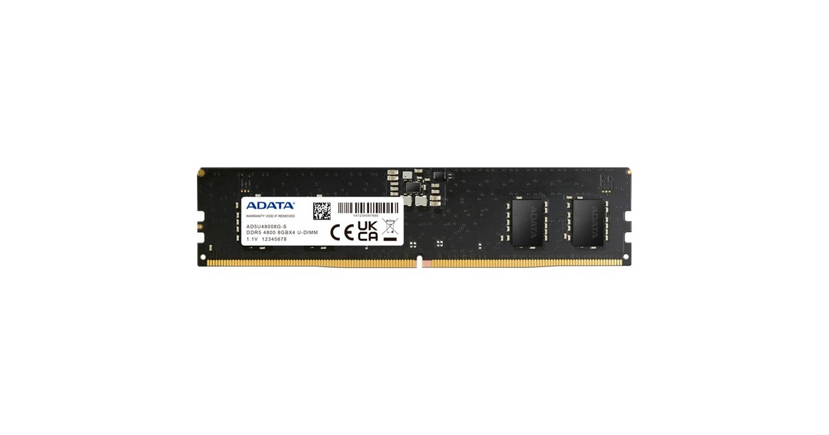 ADATA DIMM 16 GB DDR5-4800, Arbeitsspeicher(schwarz, AD5U480016G-S, Premier)