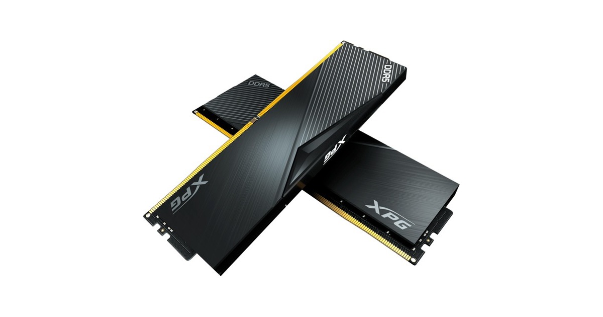 ADATA DIMM 16 GB DDR5-5200, Arbeitsspeicher(schwarz, AX5U5200C388G-DCLABK, Lancer, INTEL XMP)