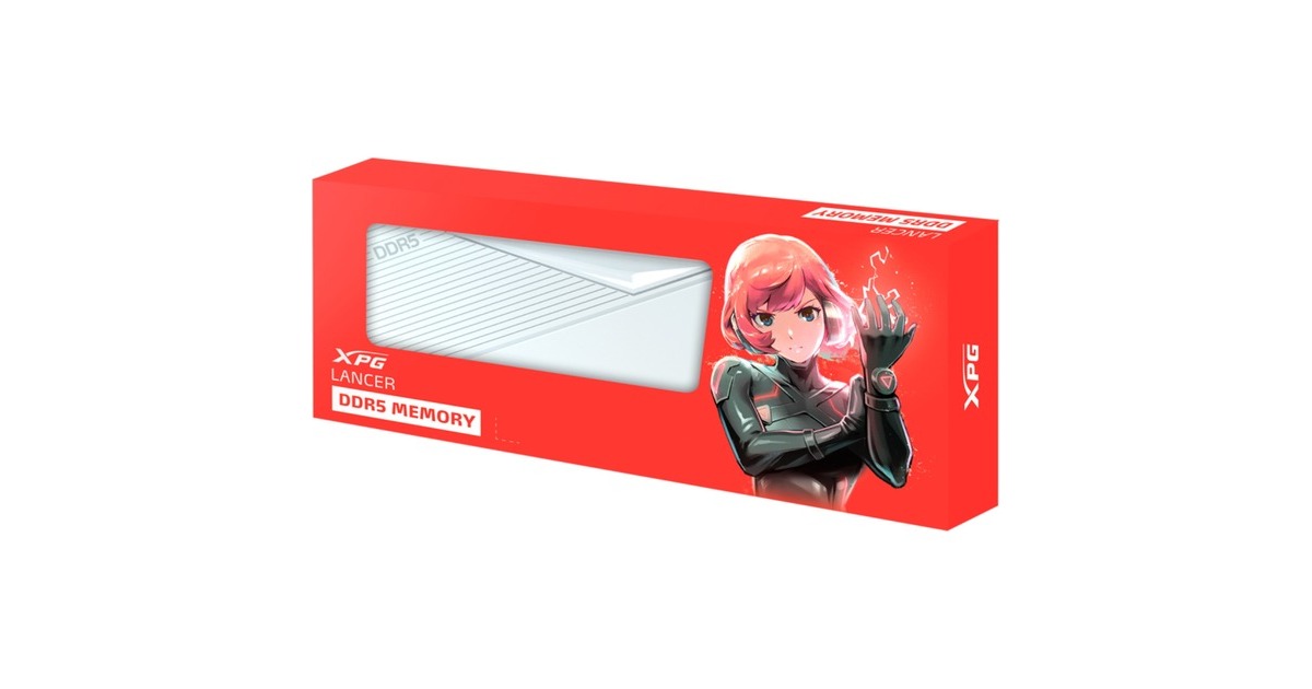 ADATA DIMM 16 GB DDR5-5600, Arbeitsspeicher(weiß, AX5U5600C3616G-CLAWH, XPG Lancer, INTEL XMP, AMD EXPO)