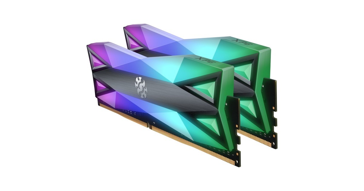 ADATA DIMM 32 GB DDR4-3600 (2x 16 GB) Dual-Kit, Arbeitsspeicher(schwarz, AX4U360016G18I-DT60, XPG SPECTRIX D60, INTEL XMP)