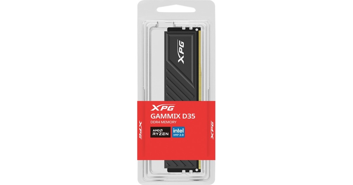 ADATA DIMM 32 GB DDR4-3600, Arbeitsspeicher(schwarz, AX4U360032G18I-SBKD35, XPG GAMMIX D35, INTEL XMP)