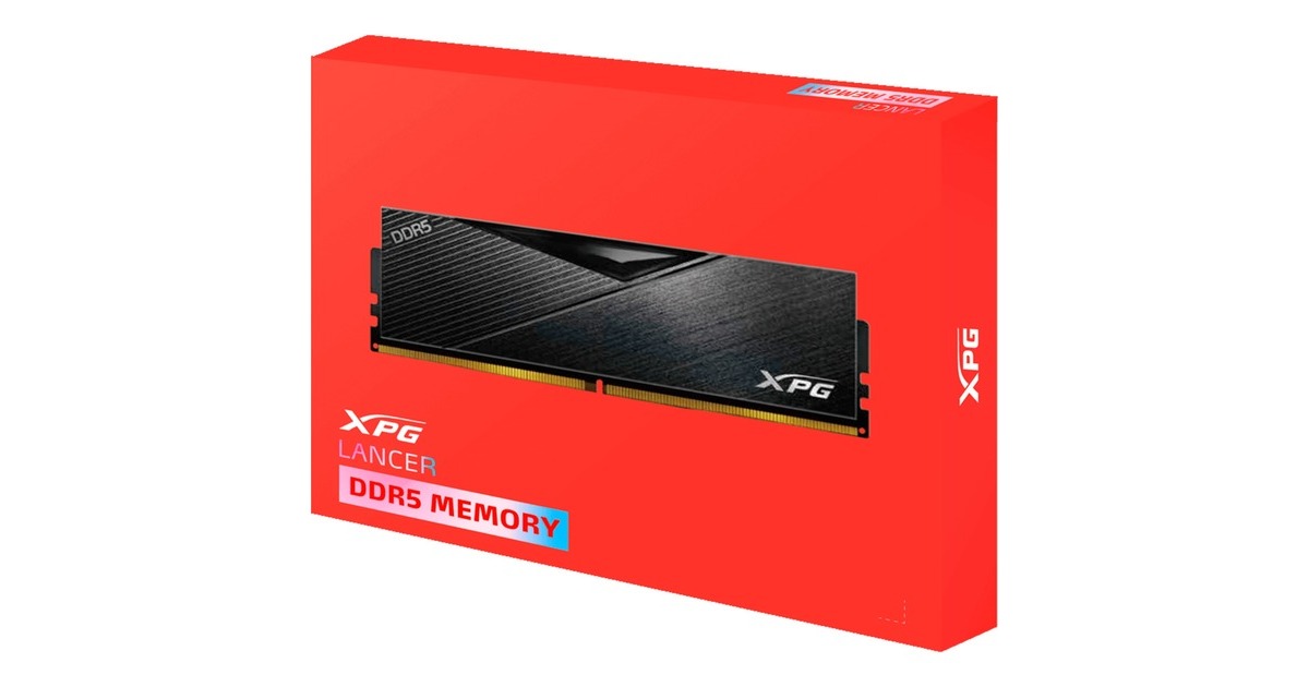 ADATA DIMM 32 GB DDR5-5200 (2x 16 GB) Dual-Kit, Arbeitsspeicher(schwarz, AX5U5200C3816G-DCLABK, LANCER, INTEL XMP)