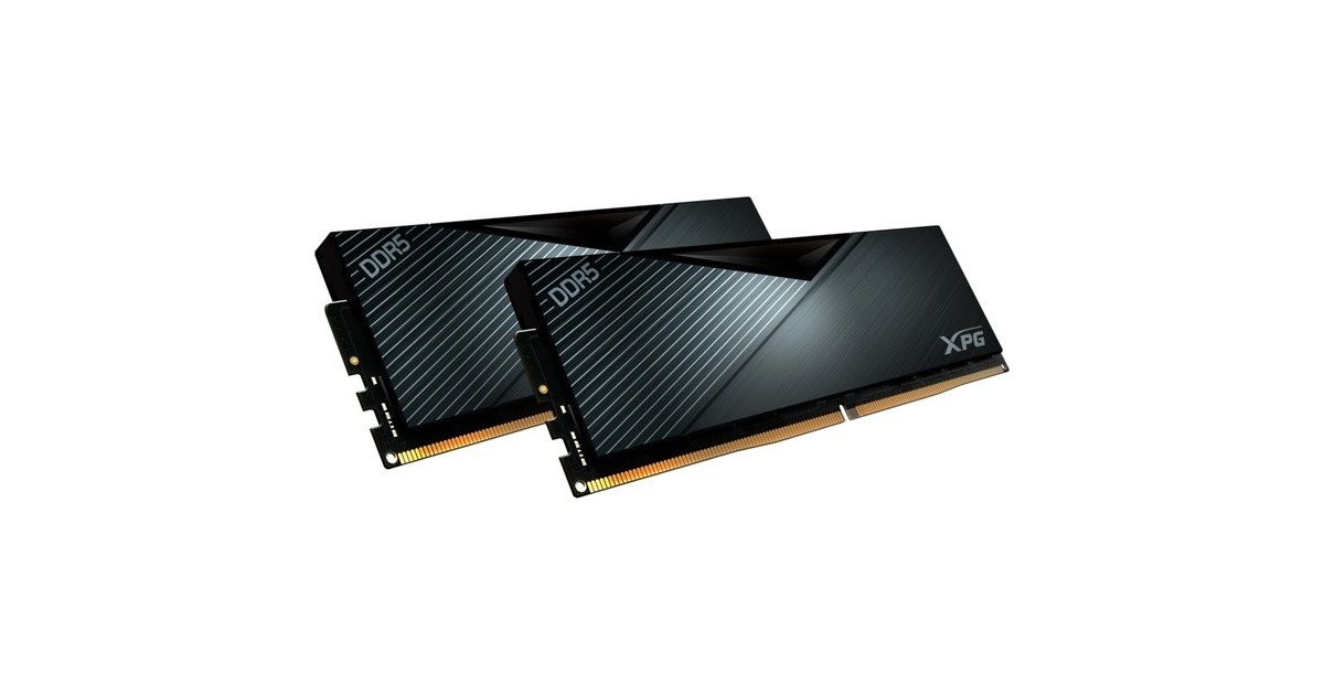 ADATA DIMM 32 GB DDR5-6000 (2x 16 GB) Dual-Kit, Arbeitsspeicher(schwarz, AX5U6000C4016G-DCLABK, XPG LANCER, INTEL XMP)
