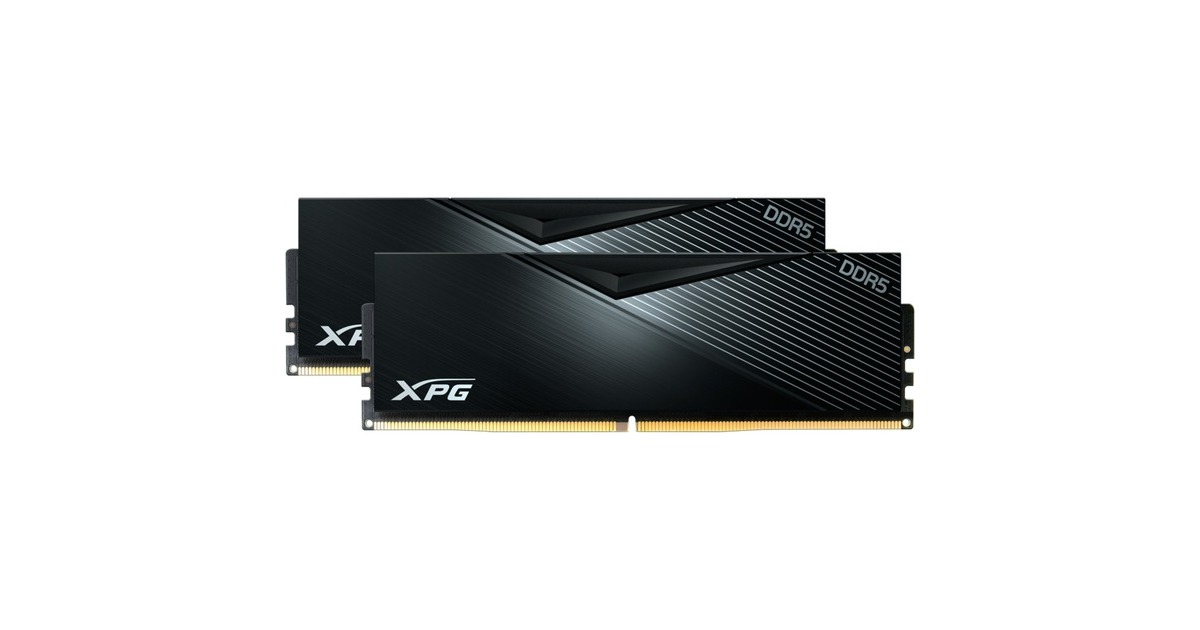 ADATA DIMM 32 GB DDR5-6000 (2x 16 GB) Dual-Kit, Arbeitsspeicher(schwarz, AX5U6000C4016G-DCLABK, XPG LANCER, INTEL XMP)
