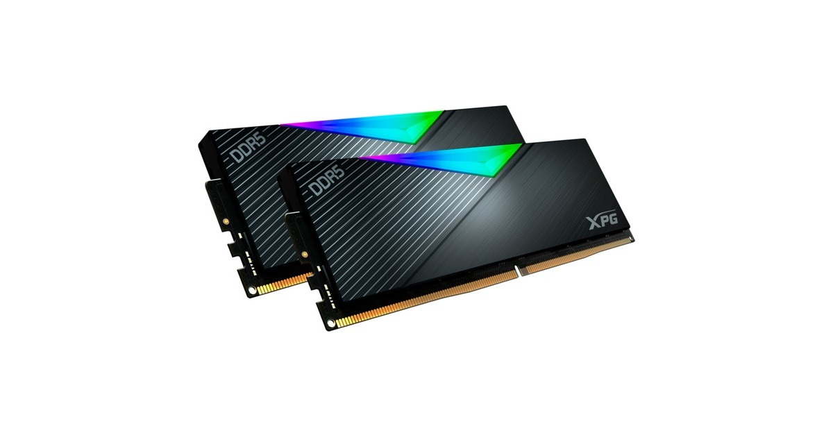 ADATA DIMM 32 GB DDR5-6800 (2x 16 GB) Dual-Kit, Arbeitsspeicher(schwarz, AX5U6800C3416G-DCLARBK, XPG Lancer RGB, INTEL XMP, AMD EXPO)