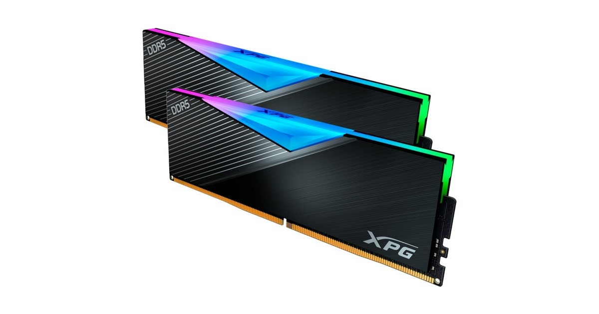 ADATA DIMM 32 GB DDR5-6800 (2x 16 GB) Dual-Kit, Arbeitsspeicher(schwarz, AX5U6800C3416G-DCLARBK, XPG Lancer RGB, INTEL XMP, AMD EXPO)