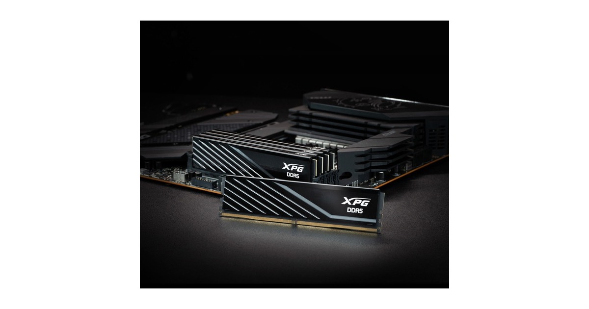 ADATA DIMM 64 GB DDR5-6000 (2x 32 GB) Dual-Kit, Arbeitsspeicher(schwarz, AX5U6000C3032G-DTLABBK, Lancer Blade, INTEL XMP, AMD EXPO)