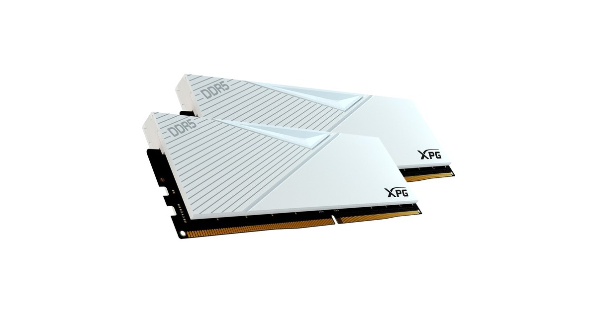ADATA DIMM 64 GB DDR5-6400 (2x 32 GB) Dual-Kit, Arbeitsspeicher(weiß, AX5U6400C3232G-DCLAWH, XPG Lancer, INTEL XMP, AMD EXPO)