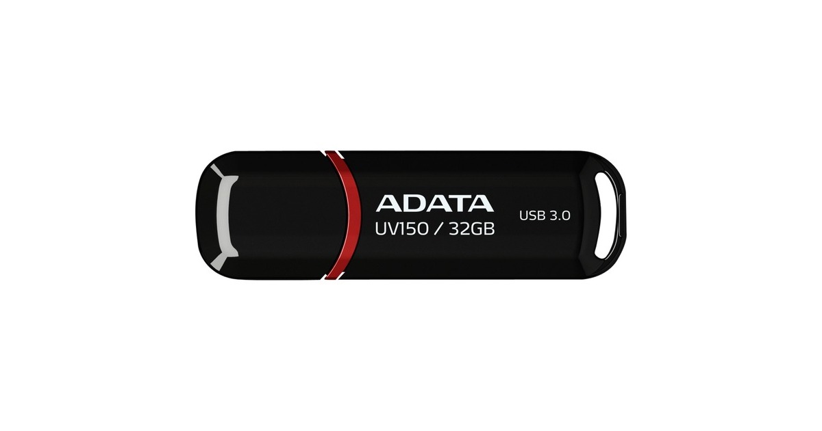 ADATA DashDrive Value UV150 32 GB, USB-Stick(schwarz, USB-A 3.2 Gen1)
