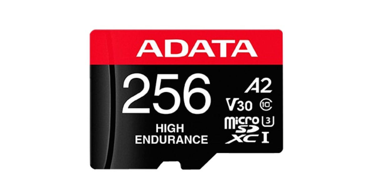 ADATA High Endurance 256 GB microSDXC, Speicherkarte(UHS-I U3, Class 10, V30, A2)