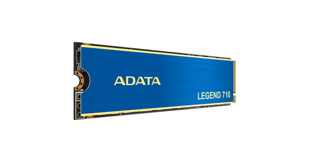 ADATA LEGEND 710 1 TB, SSD(blau/gold, PCIe 3.0 x4, NVMe 1.4, M.2 2280)