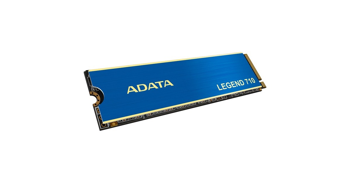 ADATA LEGEND 710 256 GB, SSD(blau/gold, PCIe 3.0 x4, NVMe 1.4, M.2 2280)