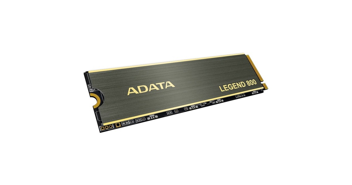 ADATA LEGEND 800 1 TB, SSD(grau/gold, PCIe 4.0 x4, NVMe 1.4, M.2 2280)