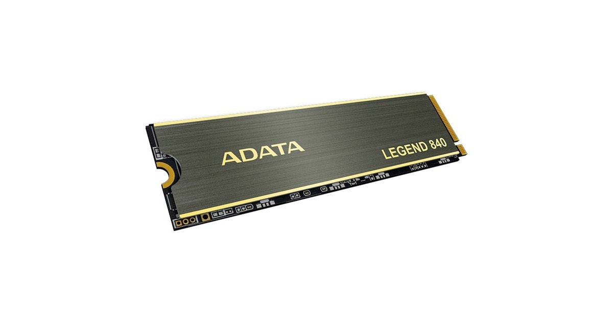 ADATA LEGEND 840 512 GB, SSD(dunkelgrau/gold, PCIe 4.0 x4, NVMe 1.4, M.2 2280)
