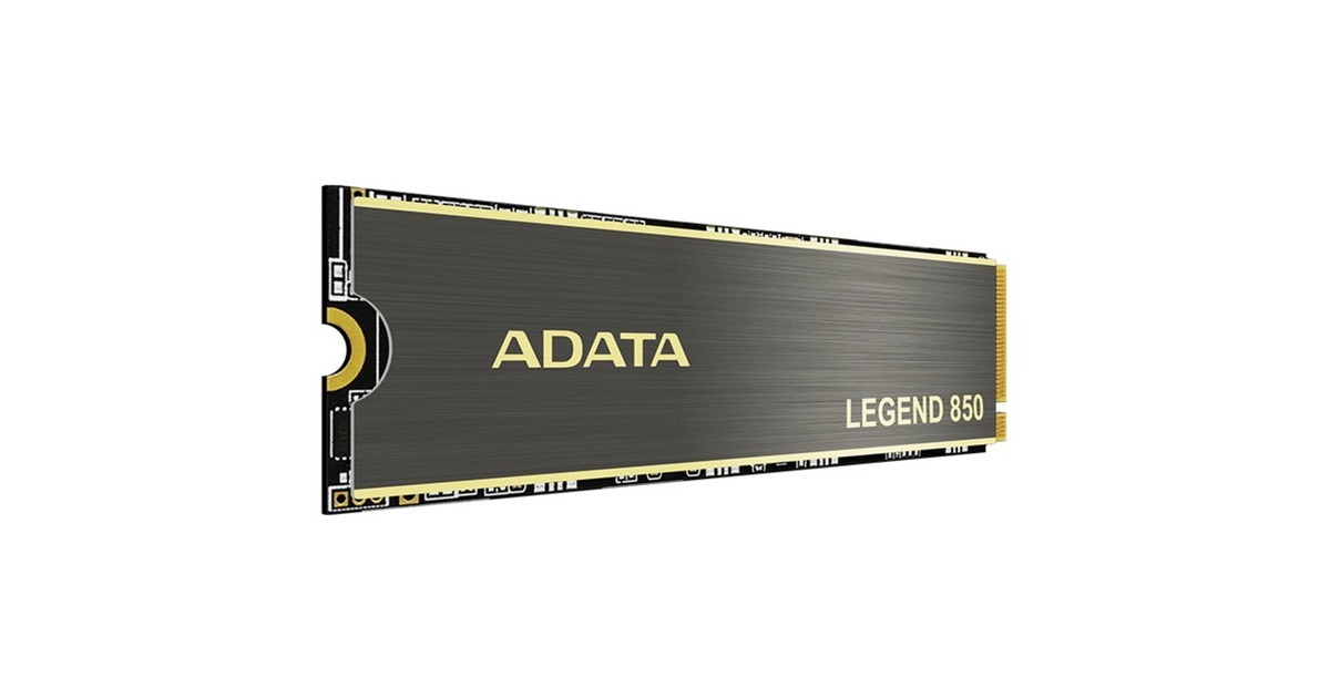 ADATA LEGEND 850 1 TB, SSD(dunkelgrau/gold, PCIe 4.0 x4, NVMe 1.4, M.2 2280) ADATA LEGEND 850 1 TB, SSD(dunkelgrau/gold, PCIe 4.0 x4, NVMe 1.4, M.2 2280)