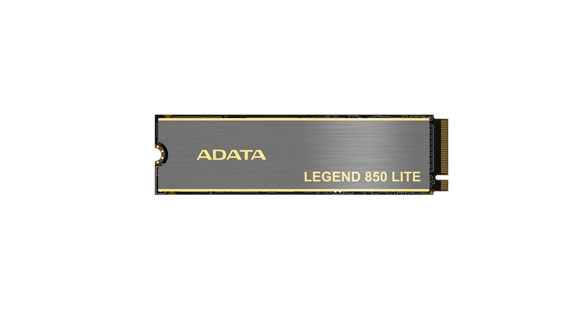 ADATA LEGEND 850 LITE 2 TB, SSD(dunkelgrau/gold, PCIe 4.0 x4, NVMe 1.4, M.2 2280)