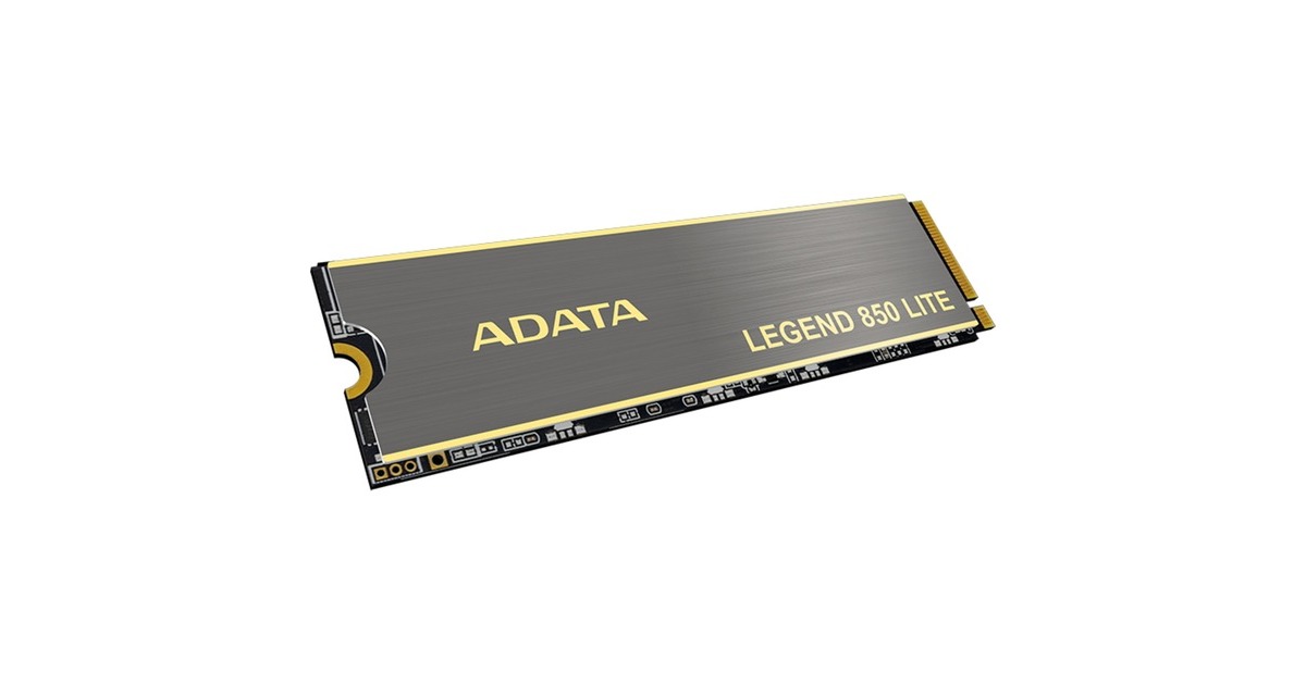 ADATA LEGEND 850 LITE 500GB, SSD(dunkelgrau/gold, PCIe 4.0 x4, NVMe 1.4, M.2 2280) ADATA LEGEND 850 LITE 500GB, SSD(dunkelgrau/gold, PCIe 4.0 x4, NVMe 1.4, M.2 2280)