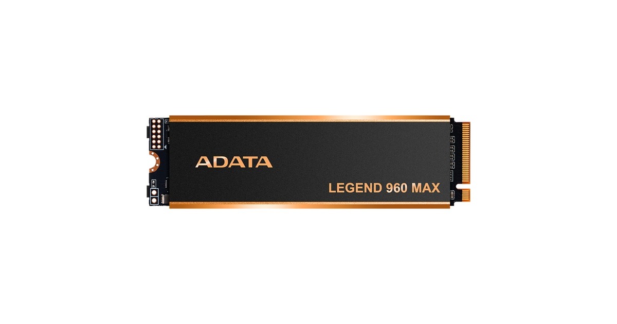 ADATA LEGEND 960 MAX 4 TB, SSD(dunkelgrau/gold, PCIe 4.0 x4, NVMe 1.4, M.2 2280)