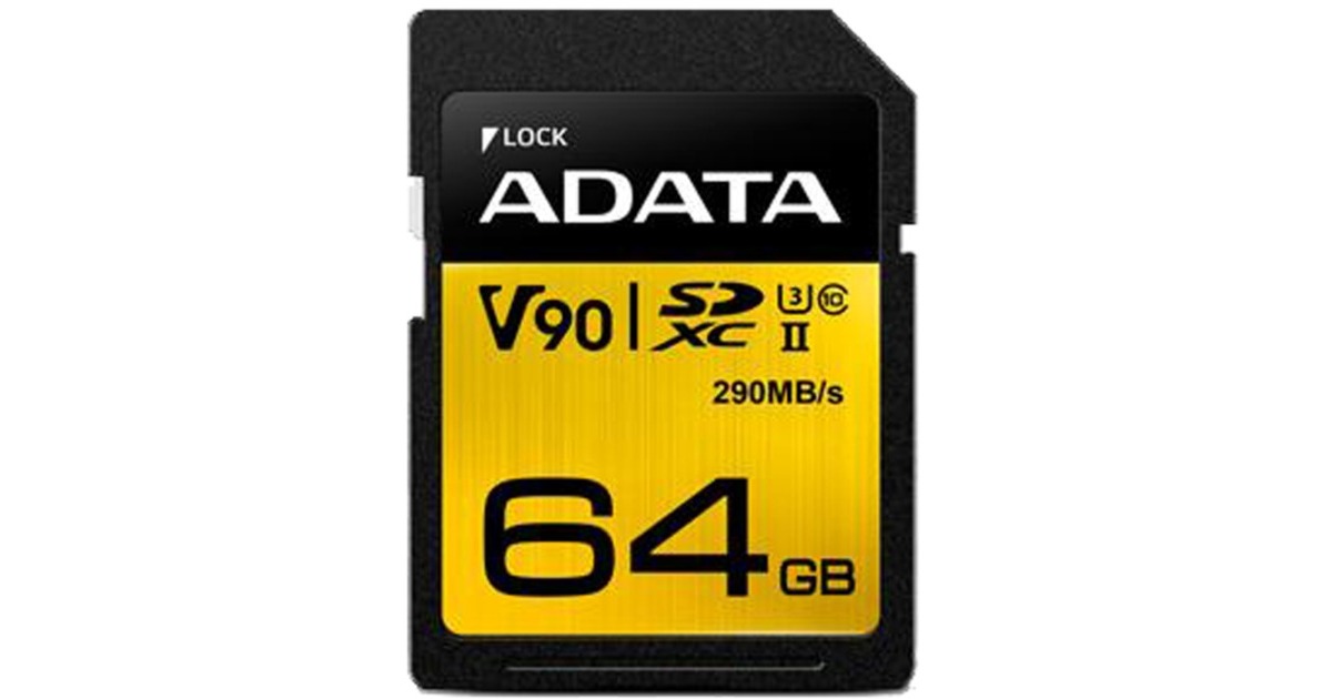 ADATA Premier One 64 GB SDXC, Speicherkarte(UHS-II U3, Class 10, V90)