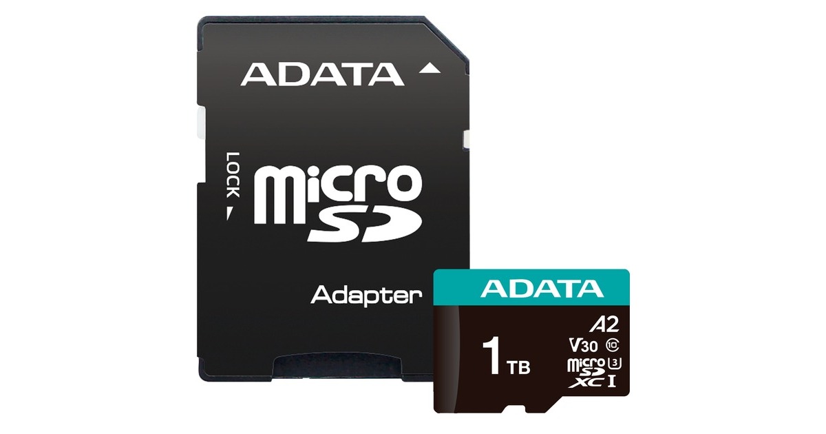 ADATA Premier Pro 1 TB microSDXC, Speicherkarte(UHS-I U3, Class 10, V30, A2)