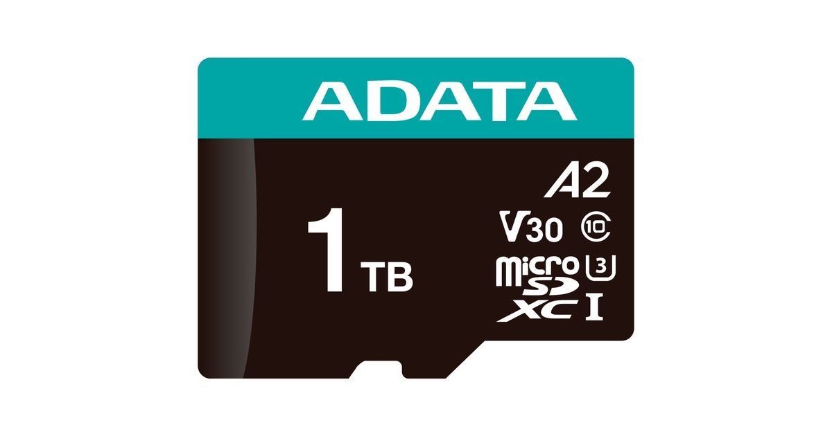 ADATA Premier Pro 1 TB microSDXC, Speicherkarte(UHS-I U3, Class 10, V30, A2)