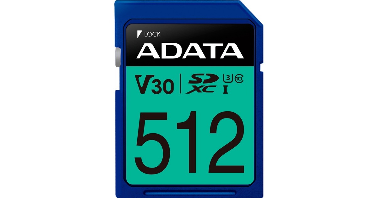 ADATA Premier Pro 512 GB SDXC, Speicherkarte(UHS-I U3, Class 10, V30)