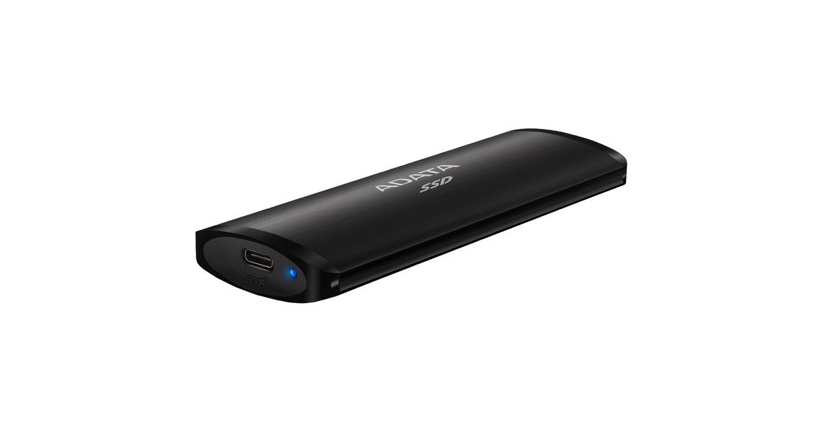 ADATA SE760 256 GB, Externe SSD(schwarz, USB-C 3.2 Gen 2)