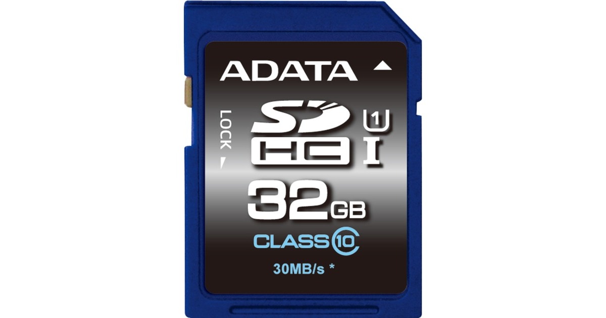 ADATA Secure Digital SDHC Card UHS-I 32 GB, Speicherkarte(UHS-I U1, Class 10)