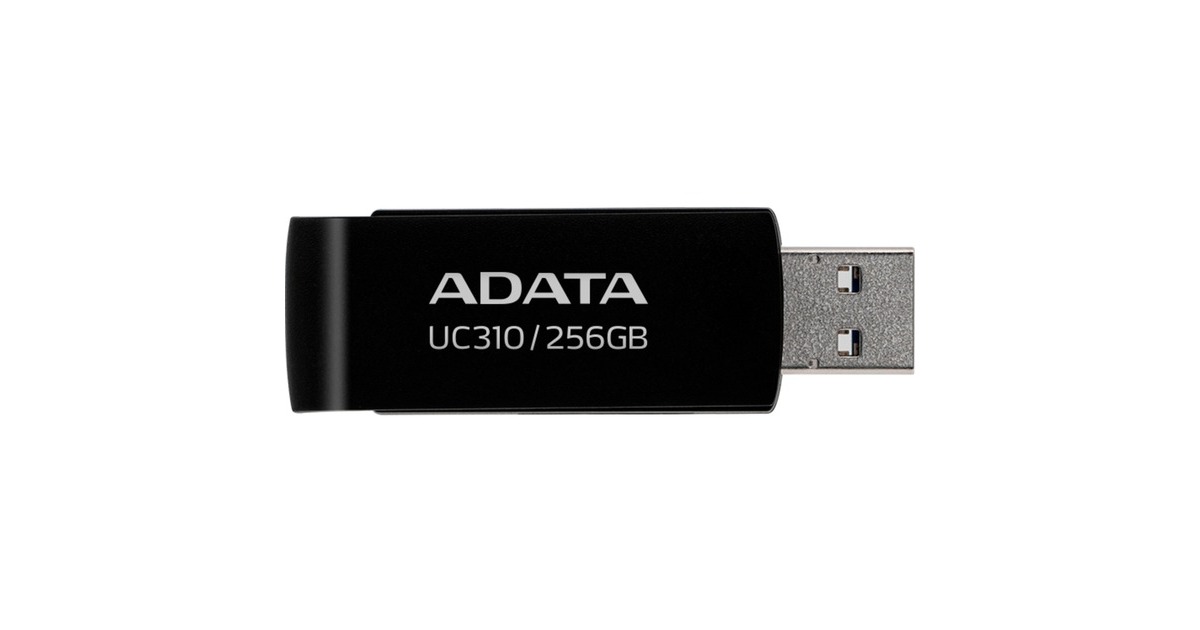 ADATA UC310 256 GB, USB-Stick(schwarz, USB-A 3.2 Gen 1)