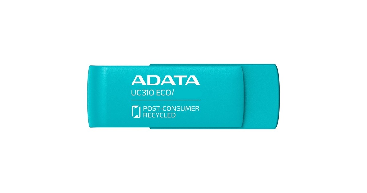 ADATA UC310 ECO 256 GB, USB-Stick(grün, USB-A 3.2 Gen 1)