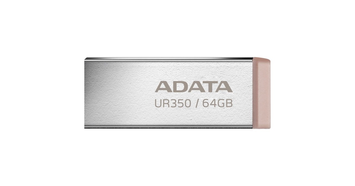 ADATA UR350 64 GB, USB-Stick(nickel/braun, USB-A 3.2 Gen 1 (5 Gbit/s))