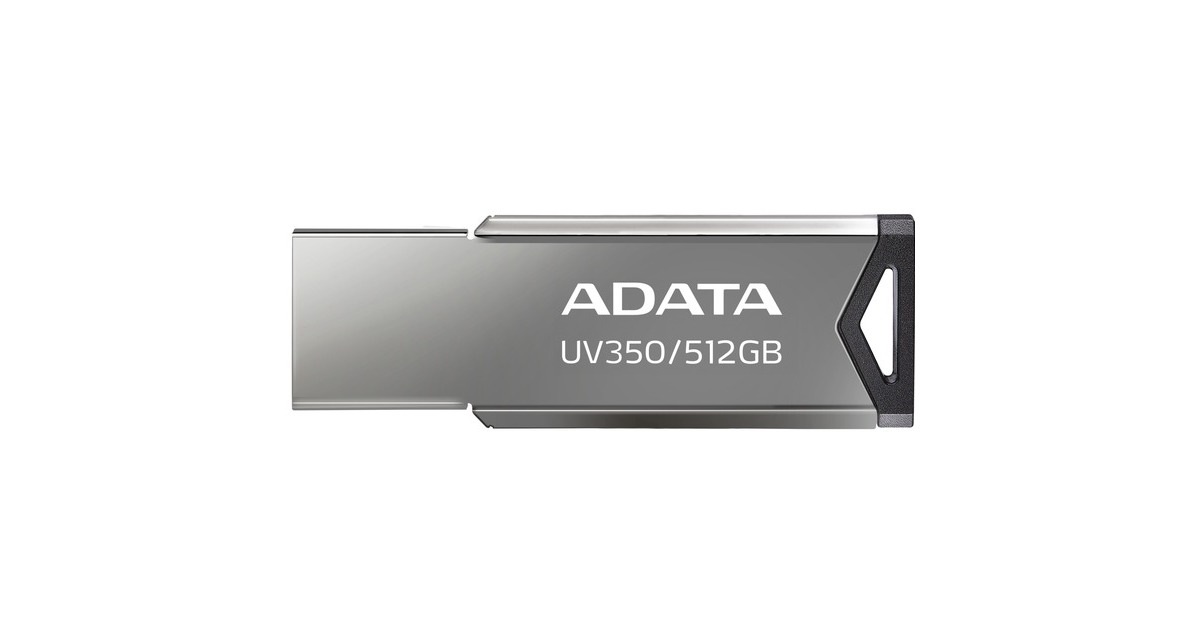ADATA UV350 512 GB, USB-Stick(silber/metall, USB-A 3.2 Gen 1, Retail)