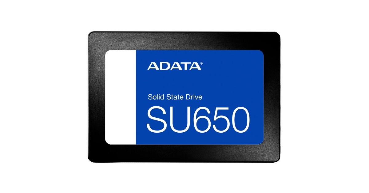 ADATA Ultimate SU650 1 TB, SSD(schwarz, SATA 6 Gb/s, 2,5")