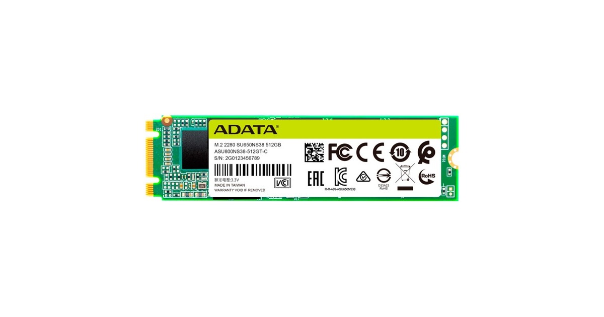 ADATA Ultimate SU650 M.2 1 TB, SSD(SATA 6 Gb/s, M.2 2280)