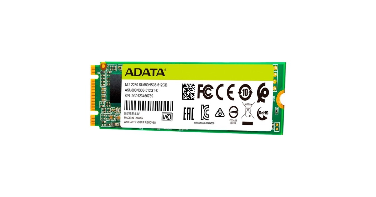 ADATA Ultimate SU650 M.2 256 GB, SSD(SATA 6 Gb/s, M.2 2280)