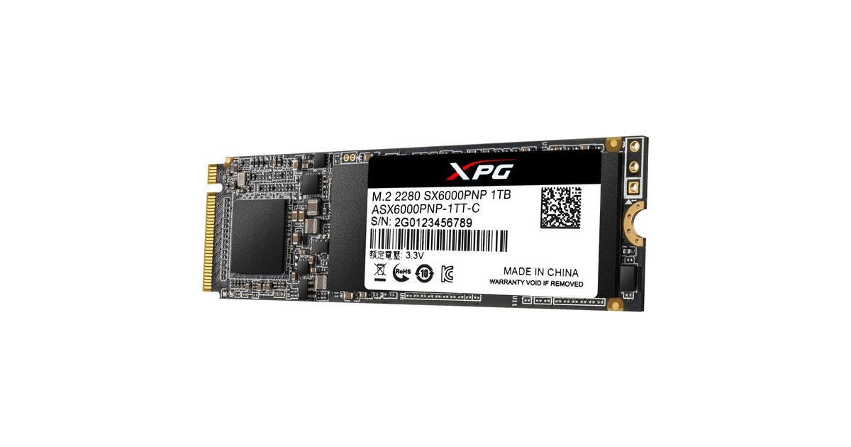 ADATA XPG SX6000 Pro 1 TB, SSD(PCIe 3.0 x4, NVMe 1.3, M.2 2280) ADATA XPG SX6000 Pro 1 TB, SSD(PCIe 3.0 x4, NVMe 1.3, M.2 2280)