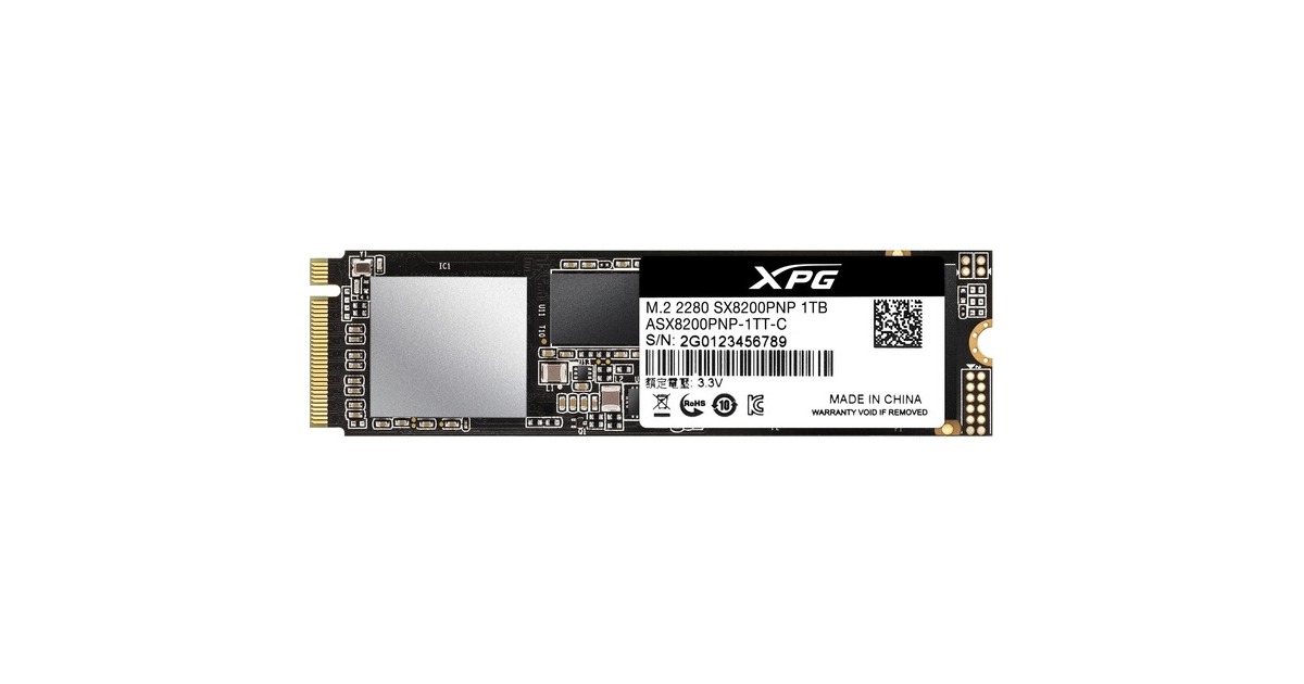 ADATA XPG SX8200 Pro 1 TB, SSD(PCIe 3.0 x4, NVMe 1.3, M.2 2280)