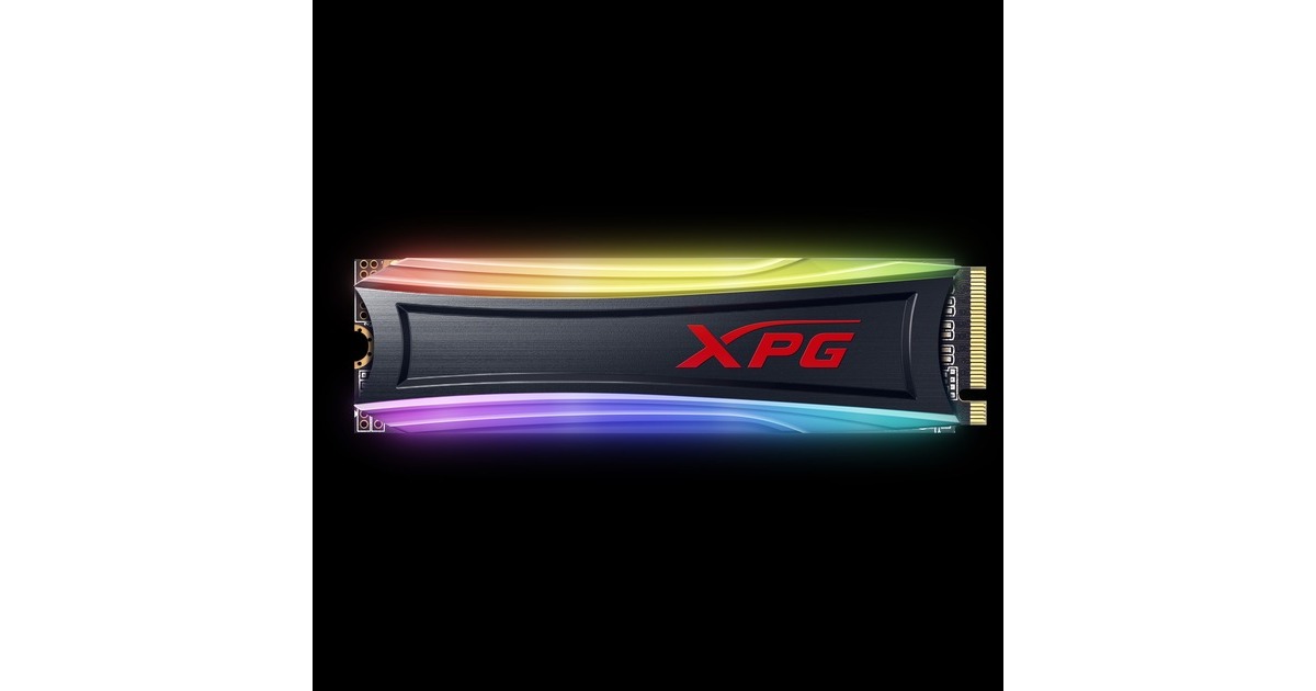 ADATA XPG Spectrix S40G RGB 512 GB, SSD(schwarz, PCIe 3.0 x4, NVMe 1.3, M.2 2280)