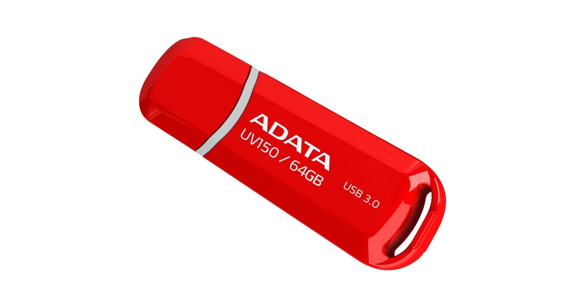 ADATADashDrive UV150 64 GB, USB-Stick(rot, USB-A 3.2 Gen 1)