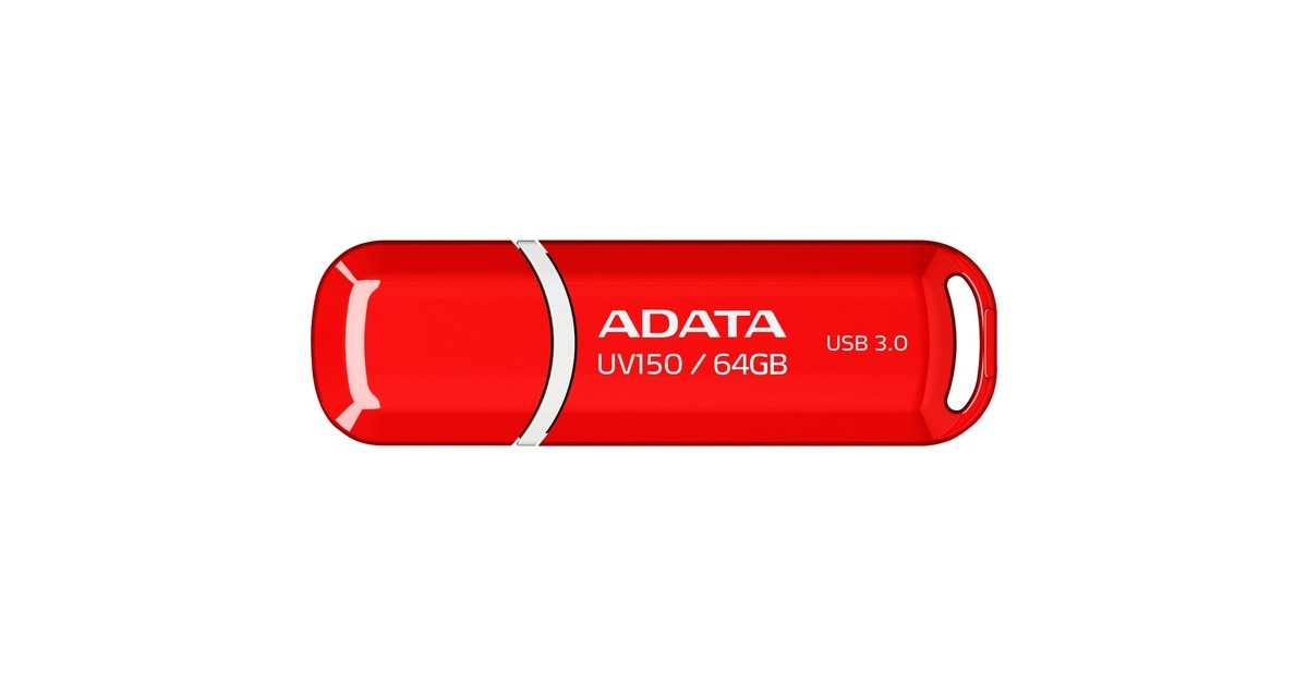 ADATADashDrive UV150 64 GB, USB-Stick(rot, USB-A 3.2 Gen 1)