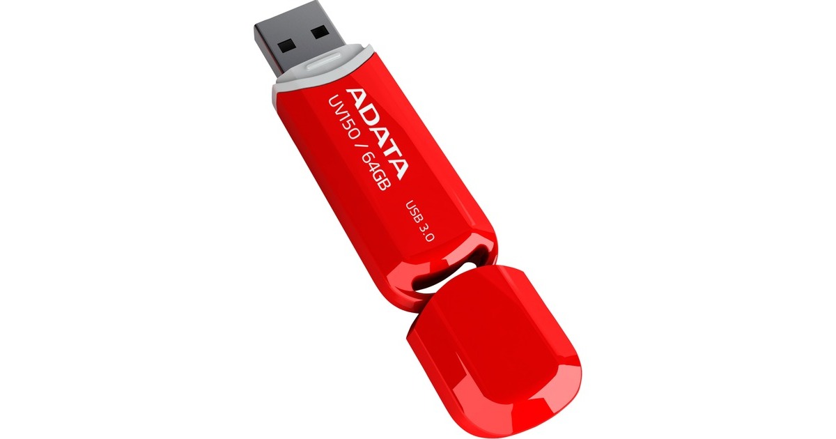 ADATADashDrive UV150 64 GB, USB-Stick(rot, USB-A 3.2 Gen 1)
