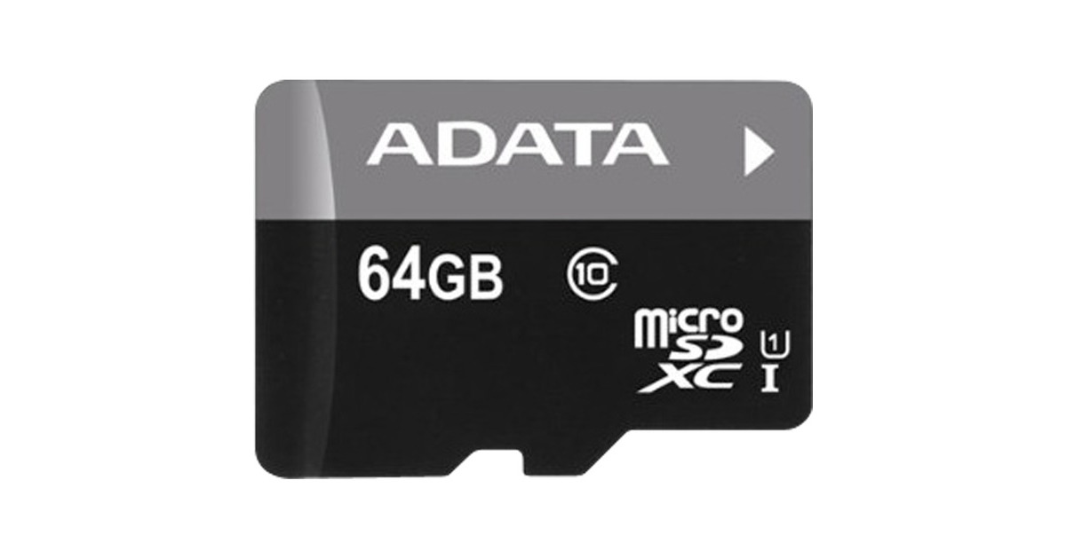 ADATA microSDXC UHS-I 64 GB, Speicherkarte(UHS-I U1, Class 10)