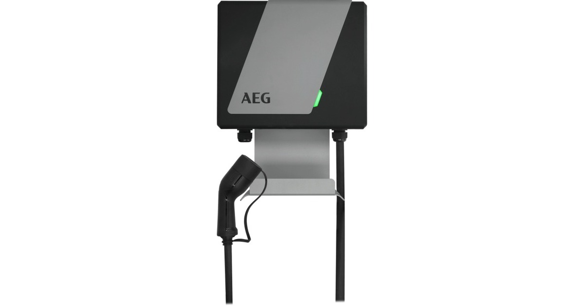 AEG WB 11 Wallbox, 11 kW(schwarz/grau, inkl. Kabelhalterung) AEG WB 11 Wallbox, 11 kW(schwarz/grau, inkl. Kabelhalterung)